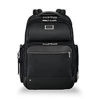 Briggs & Riley @Work Large Laptop Backpack for women and men. Fits up to 17 inch laptop. Business Travel Laptop Backpack with RFID Blocking Pocket, Black