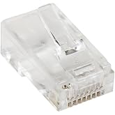StarTech.com Cat 5e RJ45 Solid Modular Plug Connector - 50 Pack (CRJ45SOL50PK)
