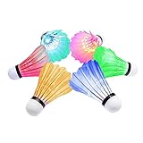 OuTera Shuttlecock Badminton Birdies Badminton Glow in the Dark Shuttlecocks Fun for Your Family[1 Year Warranty]