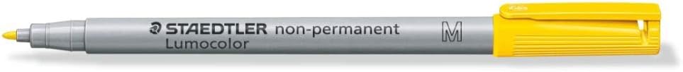 Staedtler Lumocolor Universal 315 M-Spitze Approx. 1.0 MM Non-Permanent Pack of 10 in Cardboard Case M Non-Permanent 315 Yellow - Image 3