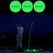Yeahviy Night Golf Balls,Best Hitting Ultra Bright Long Lasting Reusable Bright Night Glow Golf Ball
