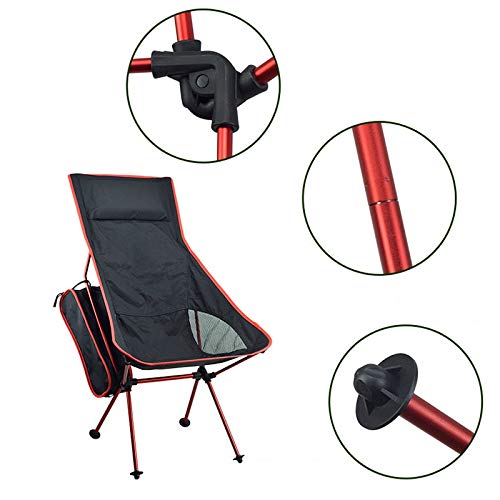 GYCOZ Haus Dekoration Tragbare Außenstühle Angelstuhl Faltbarer Sitz Camping Wandern Strandstuhl Leichte Sightseeing… – Bild 4