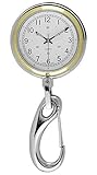 Moulin Unisex Clip-on Silver and Gold Watch #4095.75829