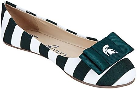 Lillybee U Michigan State University Gameday Flats and Michigan State Bow