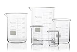 Magnus Care Borosilicate Glass Low Form Glass Beaker, 50/100/250/500/1000 mL