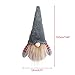 HGFLMR Vegan 4pcs/Set Christmas Handmade Swedish Gnome Santa Plush Doll Ornaments New Year Decoration