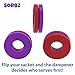Sorbz Tennis Dampeners - Super 12 Pack - Have Fun and Personalize Your Racket with Shock Absorbers - Perfect Tennis Gift (Champs)
