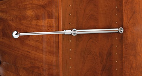 UPC 090713050645, Rev-A-Shelf - CVR-14-CR - 14 in. Chrome Pull-Out Designer Valet Rod