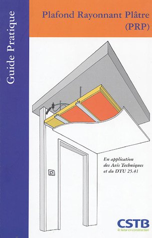 Plafond rayonnant plâtre, PRP