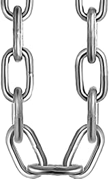 RSE Heavy Duty Galvanised Steel Chain 3mm 1.5m for Gate Bike Lock Fence