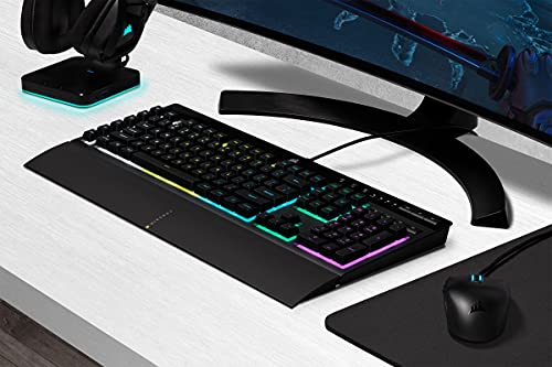 Corsair K55 Rgb Pro Membrane Wired Gaming Keyboard – Ip42 Dust And Spill-Resistant – 6 Macro Keys With Elgato Integration – Icue Compatible – Qwerty Uk – Pc, Mac, Xbox – Black - View 14