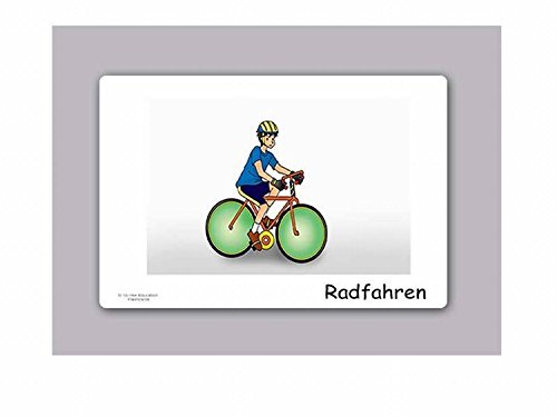 Sports and Action Flashcards in German - Bildkarten - Sportarten