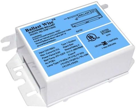 Ballastwise E-Ballast For T8/T5/T12/PL 13-20W tube w wires DXE118M8S