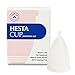 [Hesta] Menstrual Cup- FDA Registered Feminine Hygiene Cup (2 Different Sizes) (Size1(Regular))