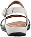 FitFlop Women's Banda Micro-Crystal Dress Sandal, Black/White, 8 M US
