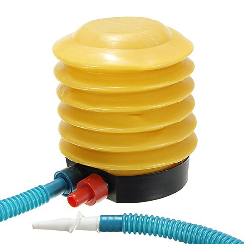 dDanke Portable Plastic Bellows Foot Air Pump with Hose for Sport Balls Air Bed Pool Inflatables Yoga Pilates Rafts Quick Fill