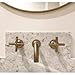 KOHLER Purist Wall-mount bathroom sink faucet trim with 9