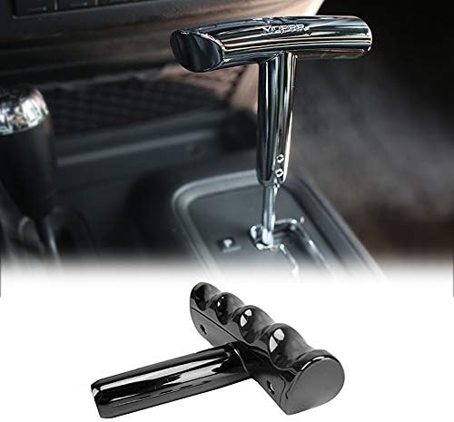 shouxin Gear Shift Knob Handle, T-Handle Shifter Charger Challenger Compass for Jeep JK 2007-2017 2 Door / 4 Doors (Black)