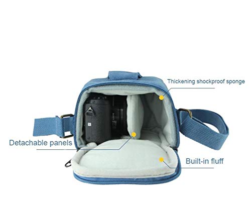 ZHUSHI. Spiegellose Kameratasche Lässige Fotografie Umhängetasche Kameratasche Für wasserdichte Leinwand Digitalkameras… – Bild 5