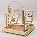 QBLEEV Parrot Wood Play Gym Playground for Traning, Bird Stand Perch Cage Playstand Natural Playgym Playpen Ladder Toy Exercise Decorative Play 13.7″ L12.6 W11 Hthumb 1