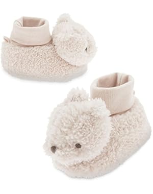 Winnie the Pooh Plush Slippers for Baby Brown