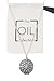 The Oil Collection Essential Oils Diffuser Locket Necklace Aromatherapy (Antique Silver Finish)