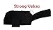Acome Hand & Ankle Cuffs Strap Kits With Soft Pillow For Female Male and Couple Black