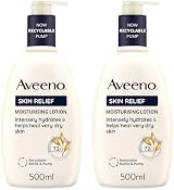 Aveeno Skin Relief Moisturising Lotion 2x500ml Very Dry Skin Unscented