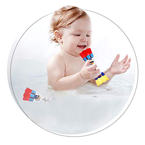Gbell  Rotating Cup Spray Bath Toy for Toddlers,Water-Spraying Bathtub Playing Water Game Water Pump with Hand Shower Creativity Great Pool Waterfall Spout Toys - Thumbnail 7