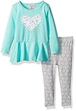 Juicy Couture Baby Girls' 2 Pieces Pants Set, Green, 24M