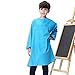 MINIQ Kids Art Smock Painting Apron for Toddler Preschool Children with Pocket,Long Sleeves,Long Section,Waterproof