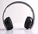 Beyution Hi-Fi Stereo Wireless Bluetooth Headphone for Apple all IPAD IPO SAMSUNG GALAXY S4/S3; Nook; Visual Land Filemate; LG and all portable deive which with bluetooth device--Black