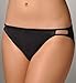 Vassarette - Women's Silken Black Heather Bikini Panties 6/M