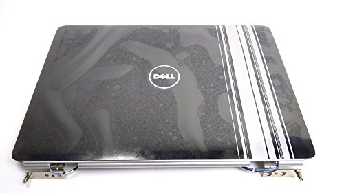 Dell CCFL KY320 Black and Silver Stripes LCD Back Cover Inspiron 1525 1526 Top Lid