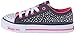 Skechers Kids Twinkle Toes Chit Chat Light-Up Lace-Up Sneaker,Denim/Hot Pink,11 M US Little Kid