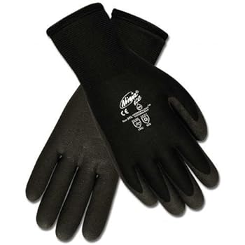 Memphis N9690 Ninja Ice Gloves, HPT Coated Palm and Fingers, Dual Layered: 15 Gauge Nylon Shell and 7 Gauge Terry Liner, HPT Coating Repels Liquid, Flexible to -58 Fahrenheit, 12 Pair XL