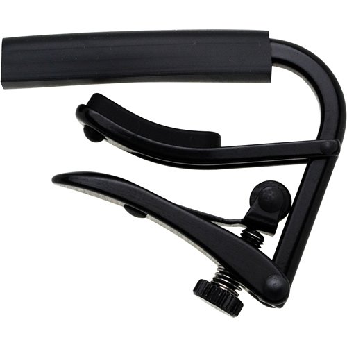 Shubb C1K (Capo Noir) Black Chrome Capo for Steel String Guitars