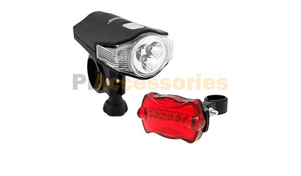 5 white led bike