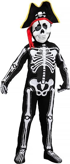 Photo 1 of Spooktacular Creations Child Boy Cute pirate skeleton costume (Small (5-7yr))