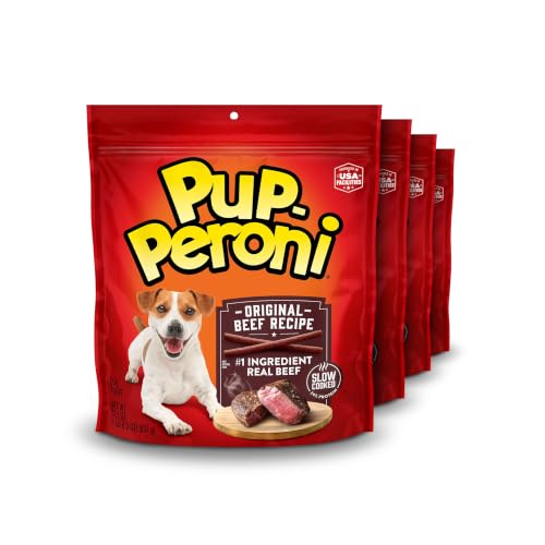 Pup-Peroni Original Beef Recipe Dog Treats, 22.5 Oz. Bag, (Pack of 4)