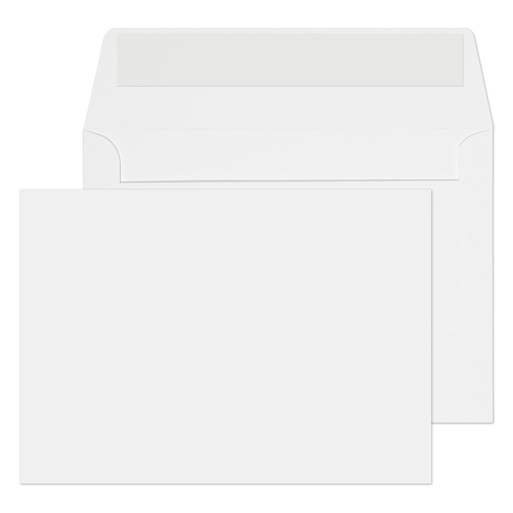 Blake Purely Everyday C6 114 x 162 mm 120 gsm Invitation Peel & Seal Envelopes (ENV5002) Ice White - Pack of 500