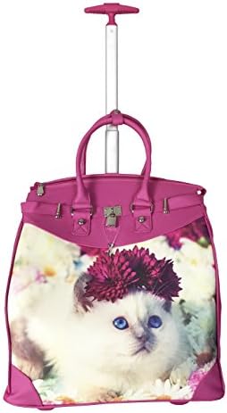 Trendy Flyer 19" Computer/Laptop Bag Tote Duffel Rolling Wheel Case Purse Tablet