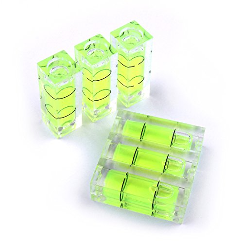 Atoplee Spirit Bubble Level Caravan Camping Outdoors Surface Leveler (rectangular prism,10pcs)