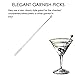 Cocktail Sticks Swizzle Picks for Fruit Sandwiches Barbeque Snacks etc Natural Bamboo Skewers for Coffee Drink Stir Stick 12 CM
