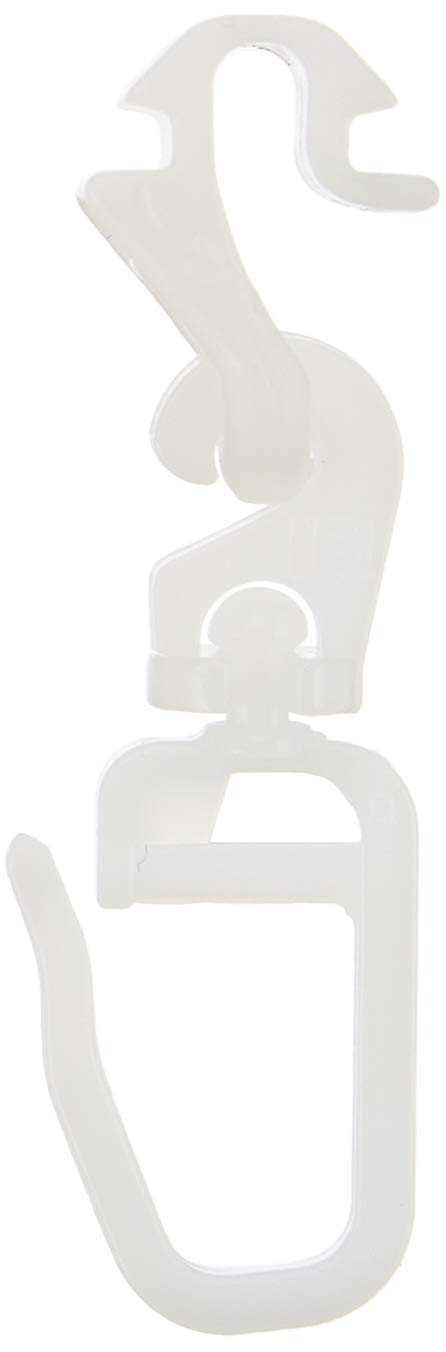 Gardinia 36161 Click in + Out Glider with Folding Hooks White 4.2 cm 4.2 cm 20