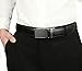 Belt for Men, Genuine Leather Ratchet Dress Comfort Belt with Slide Click Buckle, Trim to Fit (28
