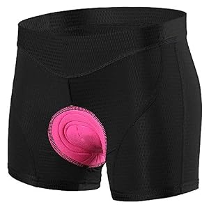 Lixada Women Cycling Underwear,Breathable Quick Dry Shorts 3D Padded MTB Bicycle Cycling Biking Underwear Shorts