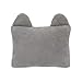 Little Love by NoJo Raccoon Shaped Plush Sherpa Decorative Pillow, Grey/Black/White