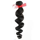 Eayon Hair® Brazilian Loose Wave Hair Extensions, Pure Natural Remy Human Hair Never Chemically Processed, Tangle Free All Hair Cuticles Flow in Same Direction, 10 Inch -30 Inch, 100g/ Bundle #1b Natural Color