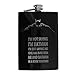 8oz I'm Not Saying I'm Batman Black Flask L1